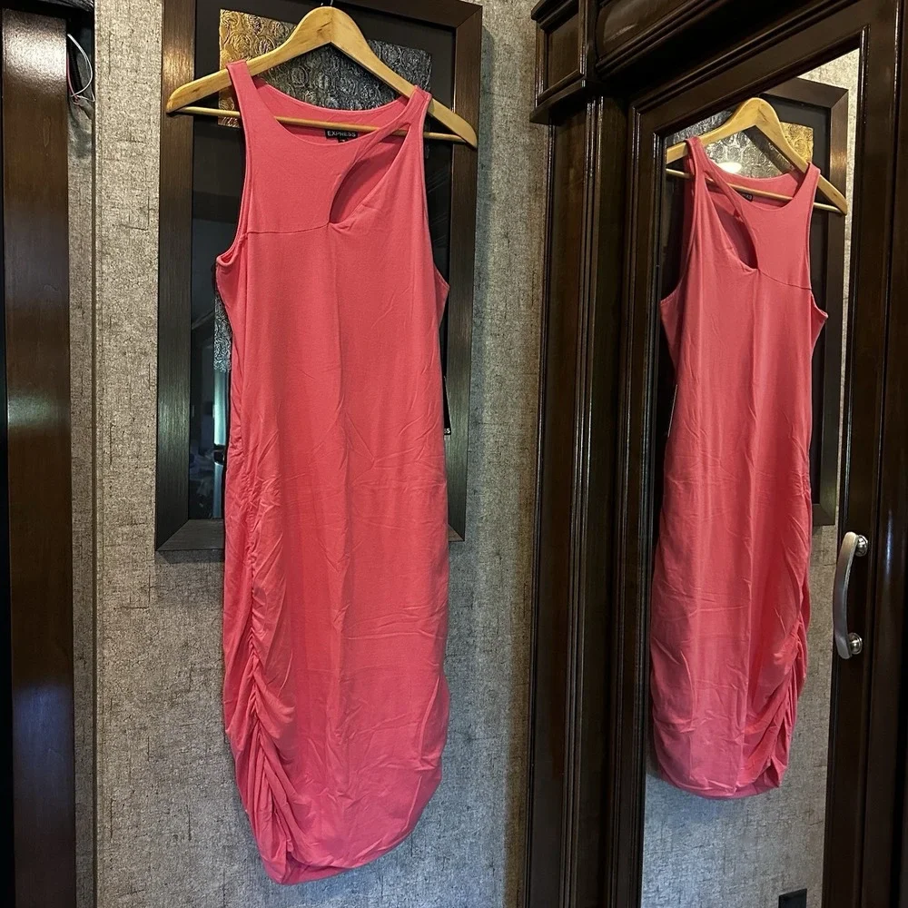 hot pink express dress Sunshine Seeker Shift Dress In Hot Pink